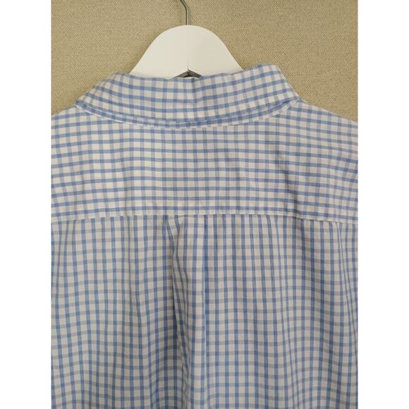 Vineyard Vines Shirt Men's 2X Blue White Check Classic Fit Murray Button Down - Picture 6 of 11